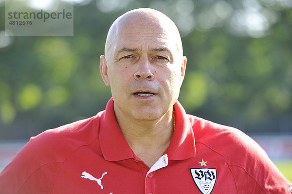 Trainer Christian Gross  VfB Stuttgart