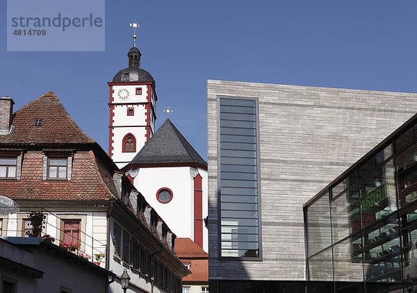 Kulturzentrum und Kirche St. Augustinus  Dettelbach  Mainfranken  Unterfranken  Franken  Bayern  Deutschland  Europa