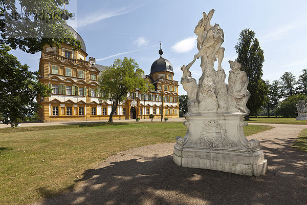 Schloss und Park Seehof  Memmelsdorf  Oberfranken  Bayern  Deutschland  Europa