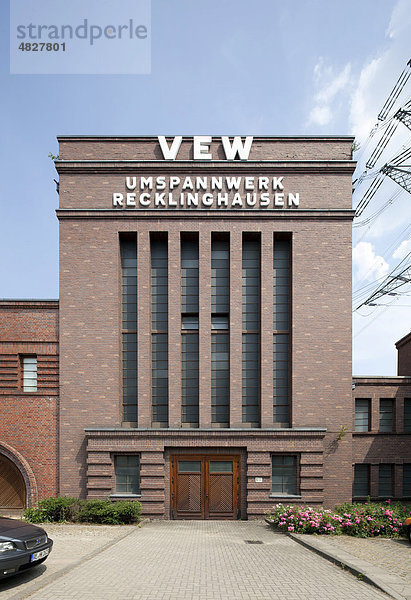Umspannwerk Recklinghausen  VEW  Technikmuseum Strom und Leben  Recklinghausen  Ruhrgebiet  Nordrhein-Westfalen  Deutschland  Europa