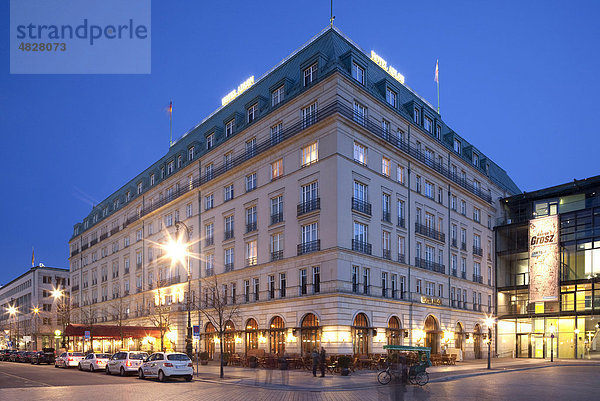 Hotel Adlon  Pariser Platz  Berlin-Mitte  Berlin  Deutschland  Europa