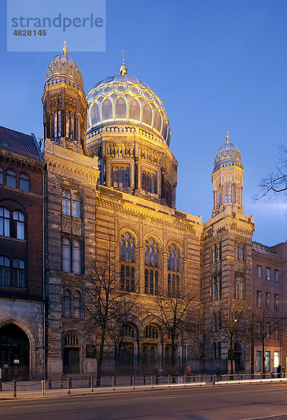 Neue Synagoge  Oranienburger Straße  Berlin-Mitte  Berlin  Deutschland  Europa