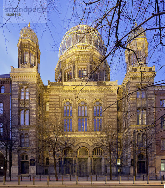 Neue Synagoge  Oranienburger Straße  Berlin-Mitte  Berlin  Deutschland  Europa