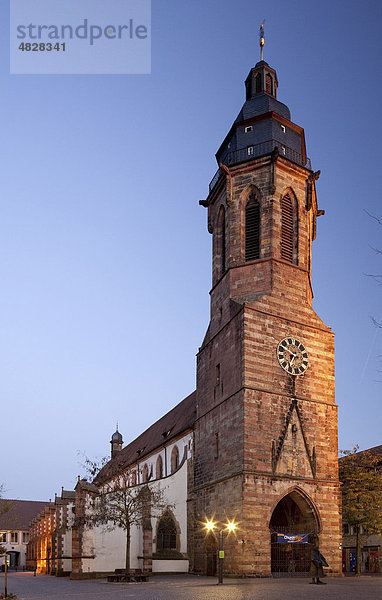 Stiftskirche  Landau in der Pfalz  Südliche Weinstraße  Rheinland-Pfalz  Deutschland  Europa