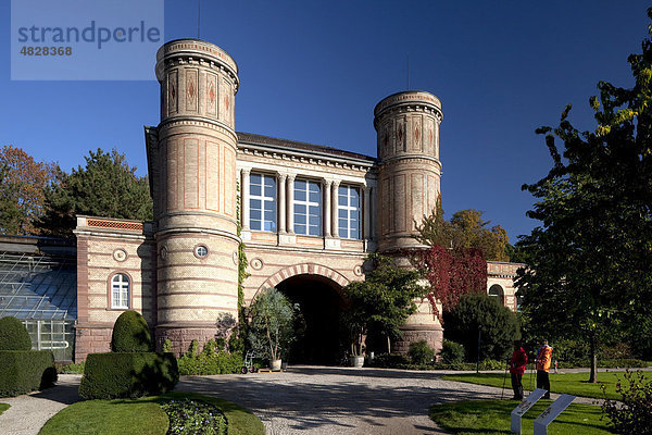 Botanischer Garten im Schlosspark  Karlsruhe  Baden-Württemberg  Deutschland  Europa