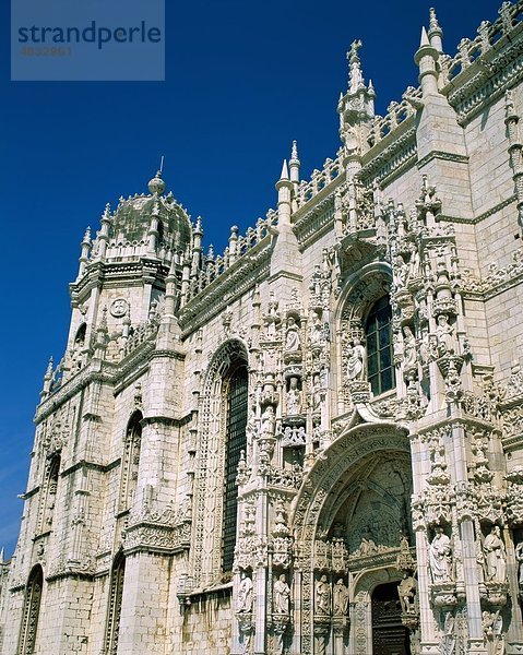 Bestattungen  Gothic  Grandiose  Urlaub  Jeronimos  Landmark  Kalkstein  Lissabon  manuelinischen  Kloster  verziert  Portugal  Europa  Rel
