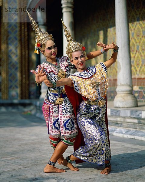 Asia  Asian  Kostüm  Tanz  Tänzer  ethnische  Holiday  Landmark  Außenaufnahme  Menschen  Thai  Thailand  Tourismus  traditionelle  Reisen