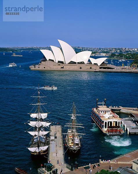 Fischereihafen Fischerhafen Skyline Skylines Hafen Wohnhaus Urlaub Entertainment Reise Kunst Schiff Sehenswürdigkeit Australien Oper Sydney Tourismus