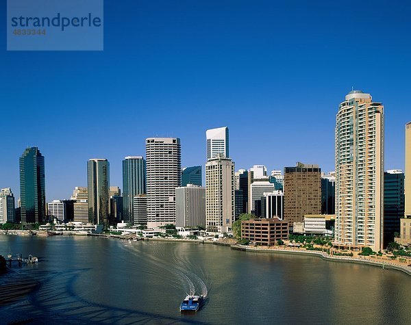 Australien  Boot  Brisbane  Brisbane River  Gebäude  Stadt  Bevoelkert  Innenstadt  Urlaub  Landmark  Queensland  Skyline  Skyscrape