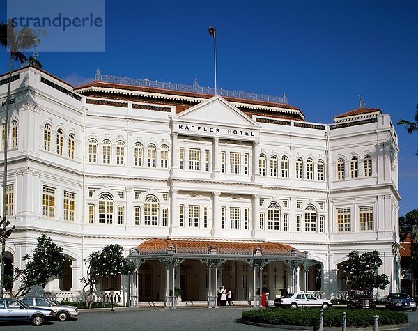 Architektur  Asien  Urlaub  Hotel  Landmark  Raffles  Raffles Hotel  Singapur  Asien  Tourismus  Reisen  Urlaub