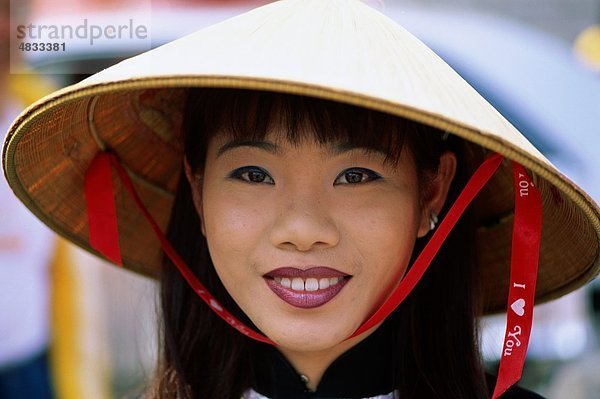 Asia  Asian  konische  Ese  Hut  Urlaub  Landmark  im Freien  Menschen  Tourismus  Reisen  Urlaub  Vietnam  Frau  Welt  Welt-tra