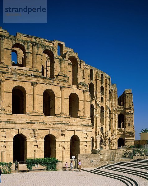 Amphitheater  El Jem  Urlaub  Landmark  Ruinen  Tourismus  Touristen  Travel  Tunesien  Afrika  Urlaub