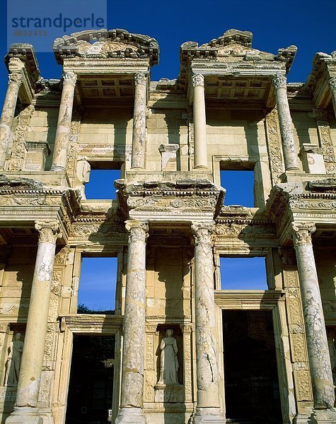 Architektur  Celsus  Säulen  Ephesus  Urlaub  Landmark  Bibliothek  Celsus  Mittlerer Osten  Giebel  Ruinen  Tourismus  T-Bibliothek