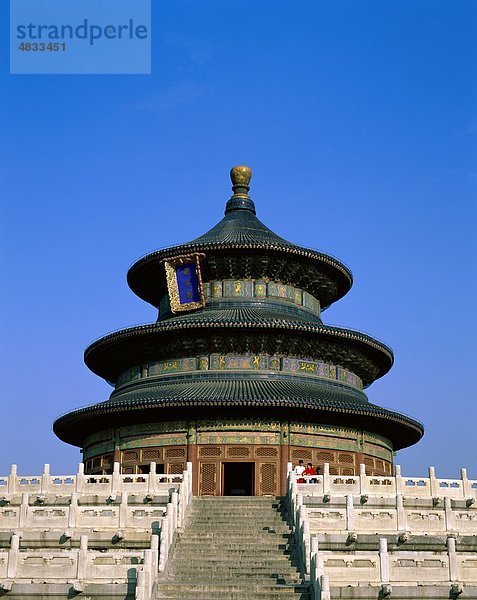 Architektur  Asien  Peking  Peking  China  Urlaub  Landmark  Stv  Tempel  Tempel des Himmels  Tourismus  Reisen  Urlaub  Welt-t