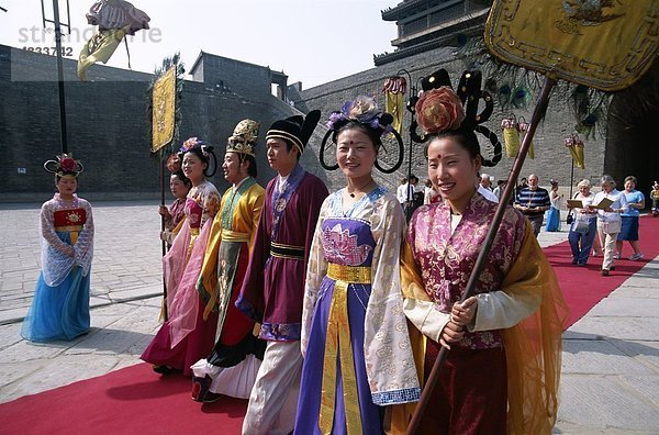 Asien  China  Stadt  Kostüm  Dynastie  Holiday  Landmark  Modell  Provinz  veröffentlicht  Shaanxi  Tang  Tourismus  Reisen  Urlaub  Wal