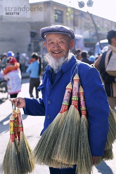 Asien  Pinsel  China  Dali  ältere Menschen  Holiday  Landmark  Local  Mann  Modell  Provinz  veröffentlicht  Tourismus  Reisen  Urlaub  Hersteller