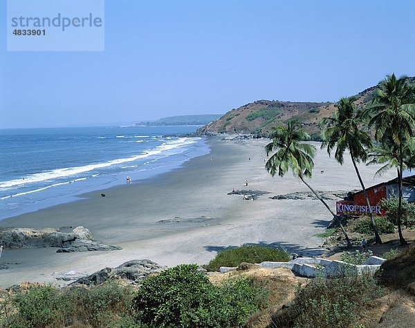 Strand  Goa  Holiday  Indien  Asien  Landmark  Tourismus  Reisen  Urlaub  Vagator
