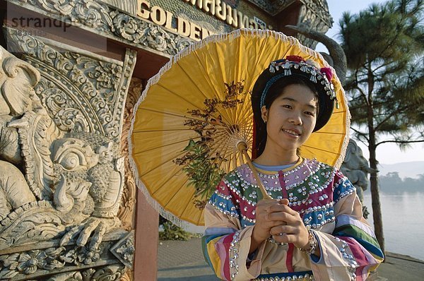 Urlaub Modell Hügel Reise Eingang Sehenswürdigkeit Ethnisches Erscheinungsbild Kostüm - Faschingskostüm Mädchen Asien Verkleidung Thailand Tourismus