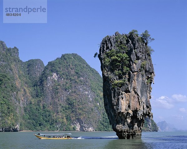 Asien  Bay  Urlaub  James bond-Insel  Kan  Khao  Landmark  Phangnga  Phing  Phuket  Thailand  Tourismus  Reisen  Urlaub