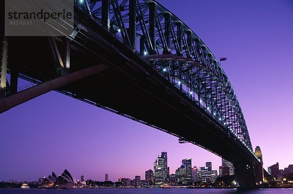 Australien  Hafen zu überbrücken  Urlaub  Landmark  New South Wales  Sydney  Tourismus  Reisen  Urlaub