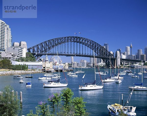Australien  Hafen zu überbrücken  Urlaub  Landmark  New South Wales  Sydney  Tourismus  Reisen  Urlaub