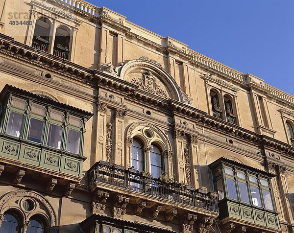 Architektur  Balkone  Erbe  Urlaub  Landmark  Malta  Tourismus  Reisen  typisch  Unesco  Urlaub  Valletta  Welt