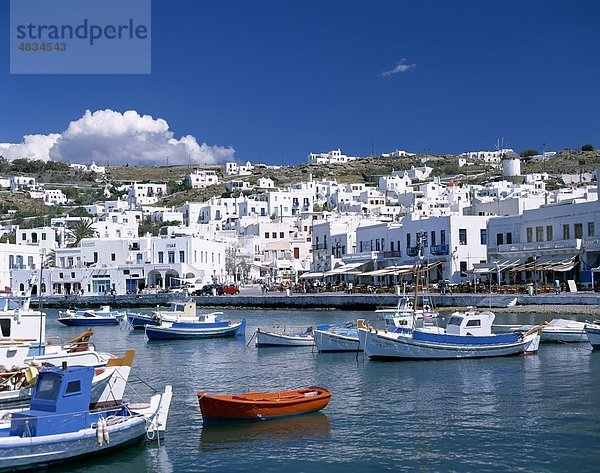 Kykladen  Griechenland  Europa  Holiday  Inseln  Landmark  Mykonos  Tourismus  Stadt  Reisen  Urlaub