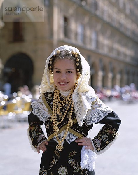 Castilla  Kostüm  Mädchen  Urlaub  Landmark  Leon  Modell  Regional  veröffentlicht  Salamanca  Spanien  Europa  Tourismus  traditionelle  Tra
