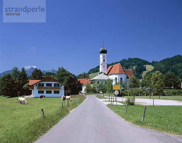 Bayern  Kirche  Deutschland  Europa  Holiday  Landmark  Road  Speiden  Tourismus  Reisen  Ferienhäuser