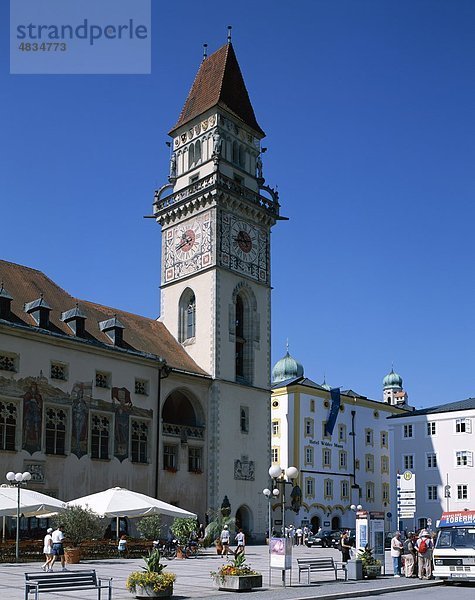 Bayern  Deutschland  Europa  Holiday  Landmark  Niederbayern  Passau  Rathaus  Tourismus  Rathaus  Reisen  Urlaub