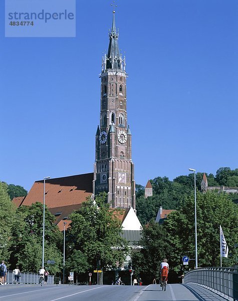 Bayern  Burg  Kathedrale  Deutschland  Europa  Urlaub  Landmark  Landshut  Niederbayern  Martin´s  Tourismus  Trausnitz  Reisen  V