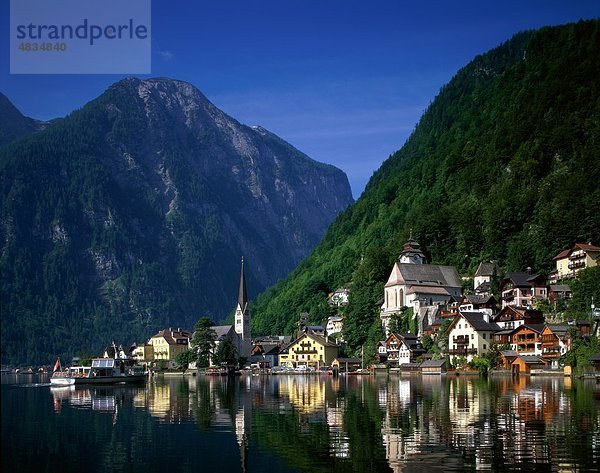 Österreich  Hallstatt  Holiday  Lake  Landmark  Berge  Salzkammergut  Tourismus  Reisen  Urlaub  Dorf