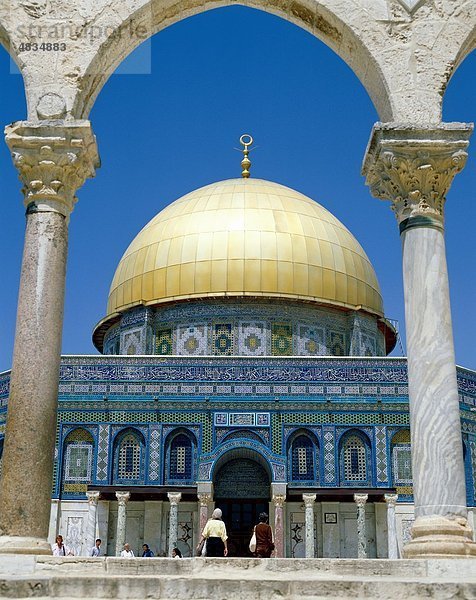 Dome of the Rock  Urlaub  Israel  in der Nähe von Osten  Jerusalem  Landmark  Muslim  Quartal  Tourismus  Reisen  Urlaub