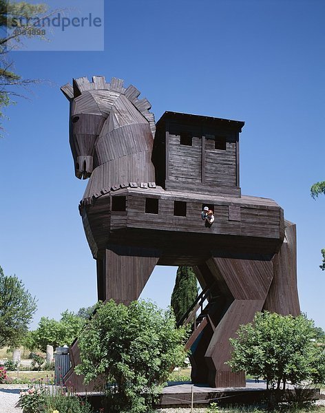 Heritage  Holiday  Landmark  Replikat  Tourismus  Reisen  trojanisches Pferd  Troy  Türkei  Unesco  Urlaub  Welt