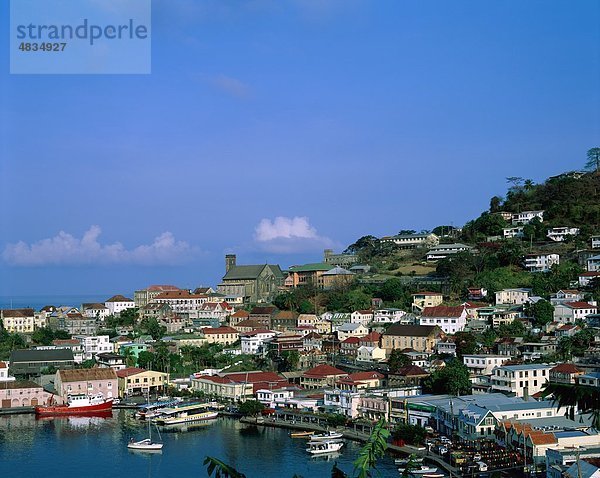 Caribbean  Georges  Grenada  Hafen  Holiday  Inseln  Landmark  Skyline  Tourismus  Stadt  Reisen  Urlaub