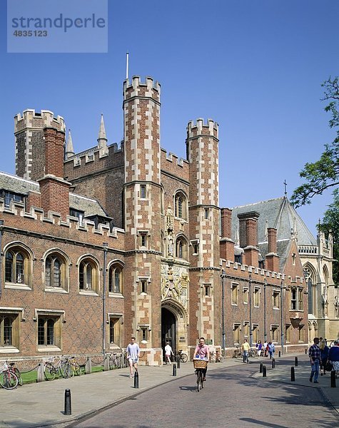 Cambridge  Cambridgeshire  College  England  Deutschland  Großbritannien  Urlaub  John´s  Landmark  Tourismus  Reisen  Urlaub