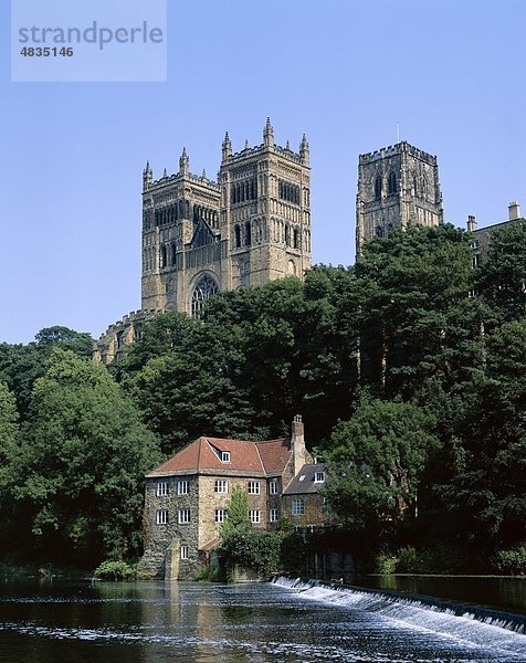 Kathedrale  Durham  Durham County  England  Deutschland  Großbritannien  Erbe  Urlaub  Landmark  Tourismus  Reisen  Unesco