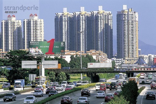 Wohnungen  Architektur  Asien  Autos  China  Wohnungen  Guandong  High  Highway  Holiday  Landmark  Modern  Autobahn  Provinz  steigen