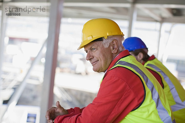 Arbeiter auf der Baustelle