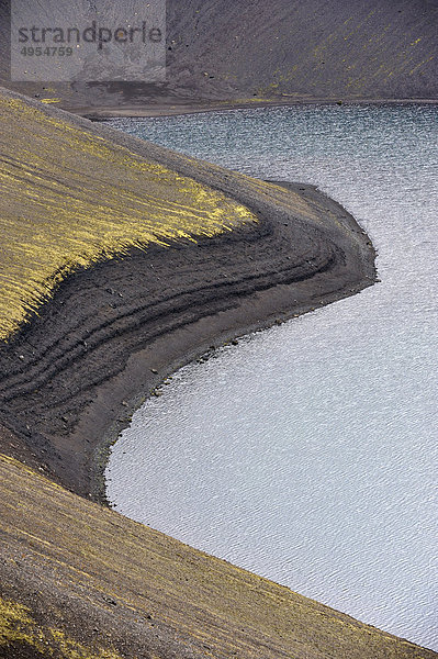 Ansicht von Vulkan Crater lake