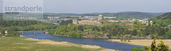 Landschaft mit Festung Bohus