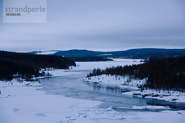 Winter  Norrland  Schweden.