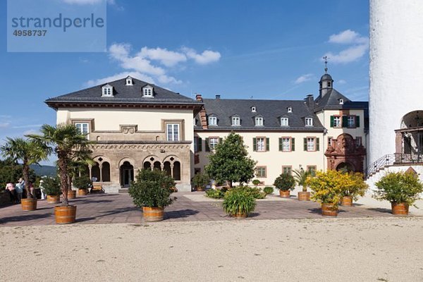 Europa  Deutschland  Hessen  Blick auf Schloss Homburg