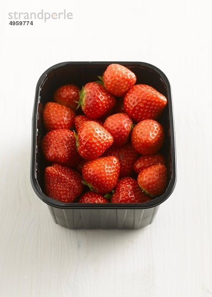 Erdbeeren im Karton