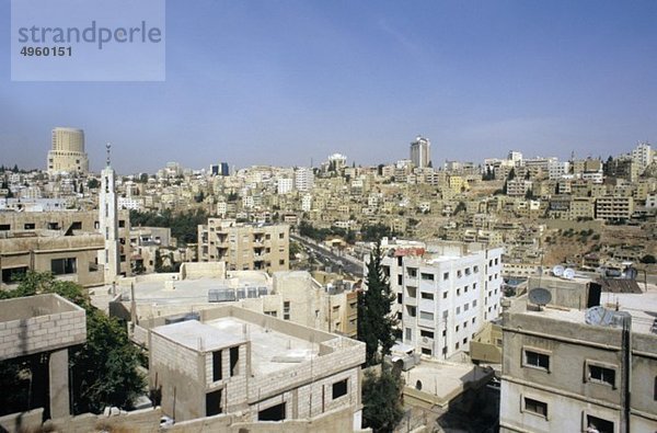 Amman  Jordanien  Blick auf die Stadt