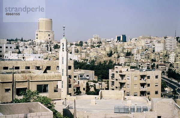 Amman  Jordanien  Blick auf die Stadt