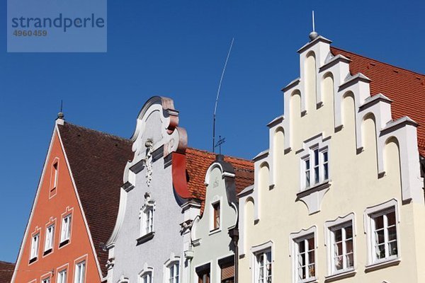 Deutschland  Bayern  Schwaben  Ansicht der Häuser in der Maximilianstraße