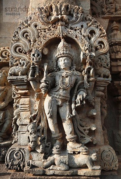 Indien  Südindien  Karnataka  Belur  Blick auf den Chennakesava-Tempel