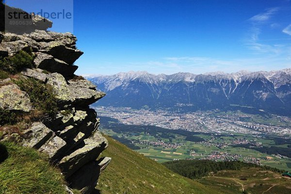 Österreich  Tirol  Blick auf das Karwendelgebirge
