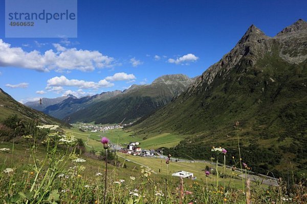 Österreich  Tirol  Paznauntal  Blick ins Paznauntal